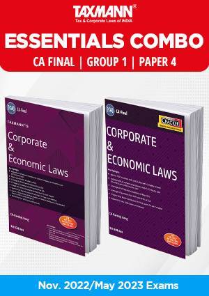 Taxmann Combo Corporate and Economic Laws Pankaj Garg CA Final