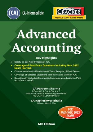 Taxmann CA Inter Cracker Advanced Accounting Parveen Sharma