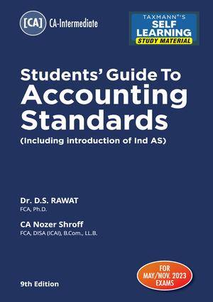 Taxmann CA Inter Students Guide Accounting Standards new syllabus