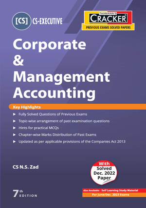 Cracker CS Inter Corporate and Management Accounting New By N S Zad