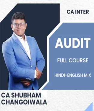 Video Lecture CA Inter Audit Full Course By CA Shubham Changoiwala