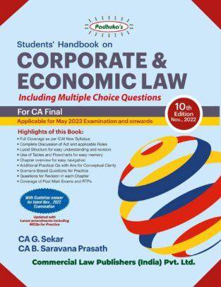 Padhukas Students Handbook Corporate Economic Law G. Sekar