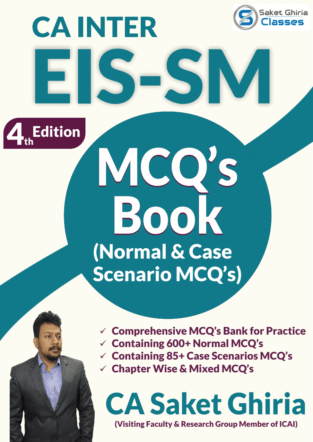 CA Inter EIS-SM MCQs Book By CA Saket Ghiria