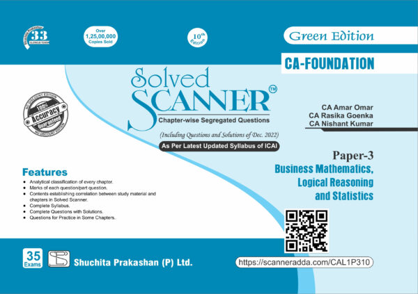 Shuchita Solved Scanner CA Foundation BMLRS By CA Amar Omar