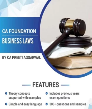 CA Foundation Business Laws Book By CA Preeti Aggarwal