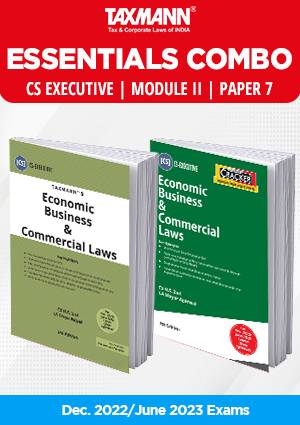 Taxmann CS Executive EBCL Textbook & Cracker By N.S. Zad