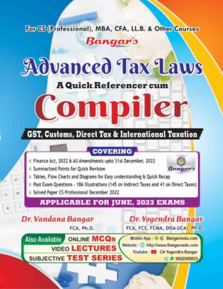 Advanced Tax Laws Practice CS Final Yogendra Bangar Vandana Bangar
