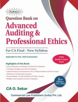 Question Bank on Advanced Auditing & Professional Ethics By G. Sekar