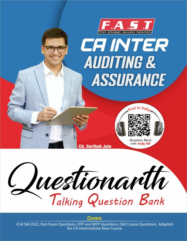 CA Inter Audit Question Bank with MCQs New Syllabus By CA Sarthak Jain