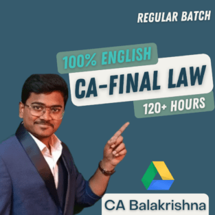 Video Lectures CA Final Corporate And Economic Laws CA BalaKrishna