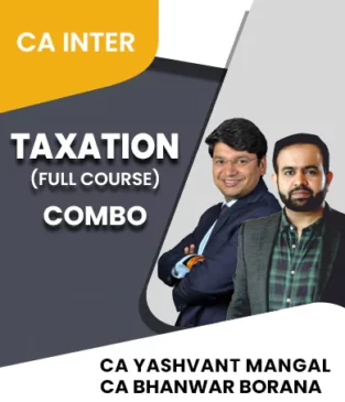 Video Lecture CA Inter Taxation By Yashvant Mangal Bhanwar Borana