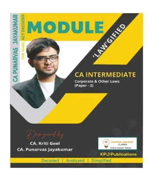 CA Inter Corporate and Other Laws Module Book By CA Punarvas Jayakumar