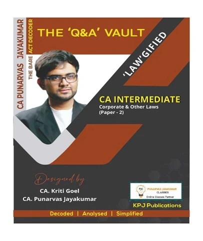 Advait Learning's CA Inter Corporate and Other Laws Q&A Vault By CA Punarvas Jayakumar