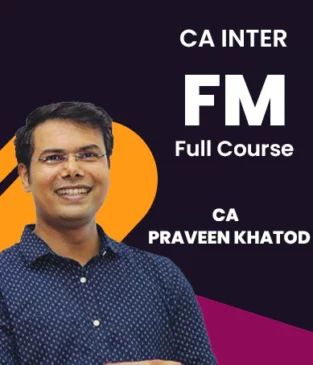 Video Lecture CA Inter FM Full Course By Praveen Khatod