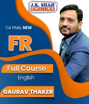 Video Lecture CA Final Financial Reporting By Prof Gaurav Thaker