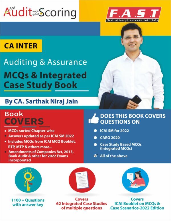 CA Inter Group 2 Auditing MCQ Book New Syllabus By CA Sarthak Jain