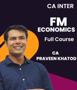 Video Lecture CA Inter FM and Economics Full Course By Praveen Khatod