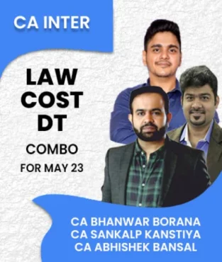 Video Lecture CA Inter Law Cost and DT By CA Abhishek Bansal