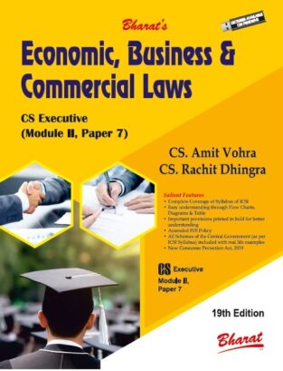 Bharat CS Inter Economic Business Commercial Laws By CS Amit Vohra