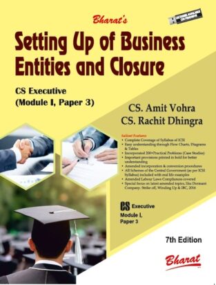 CS Executive Setting Up Of Business Entities And Closure Amil Vohra