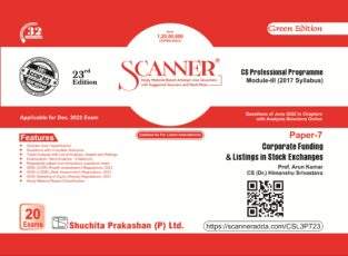 Shuchita Scanner CS Corporate Funding & Listing in Stock Exchange