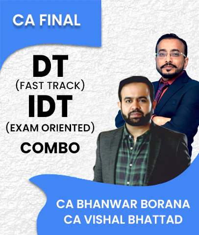 Video Lecture CA Final DT Fast Track IDT Fast Track By Bhanwar Borana