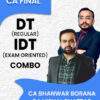 Video Lecture CA Final DT Regular IDT Fast Track By CA Bhanwar Borana
