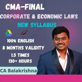 Video Lectures CMA Final Corporate & Economic law By CA BalaKrishna