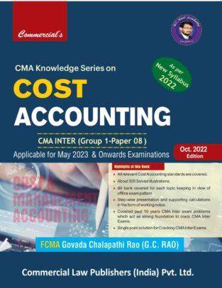 CMA Knowledge Series On Cost Accounting For CMA Inter By G.C. Rao