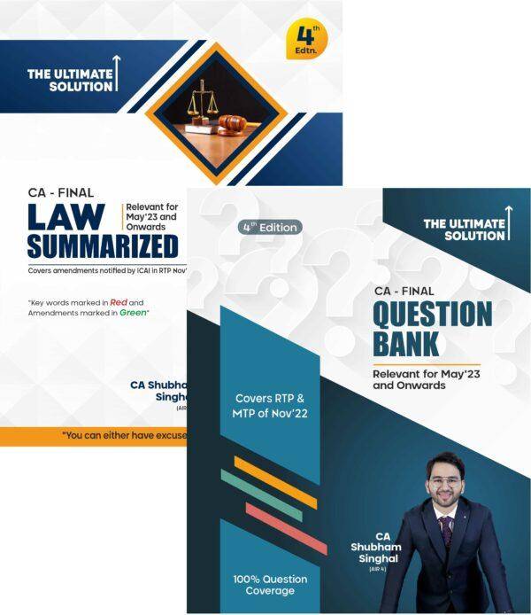CA Final Law Summary Notes and Question Bank By CA Shubham Singhal