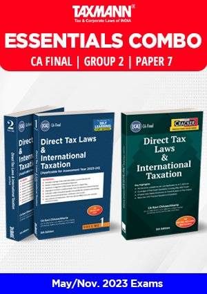 Taxmann CA Final Combo Direct Tax Laws By Ravi Chhawchharia