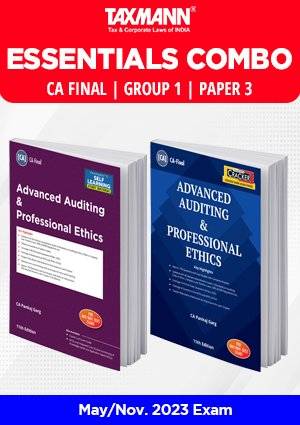 Taxmann CA Final Combo Audit Study Material & Cracker By Pankaj Garg