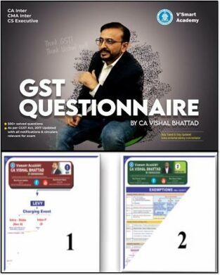 CA CS CMA Inter GST Questionnaire and Charts By CA Vishal Bhattad