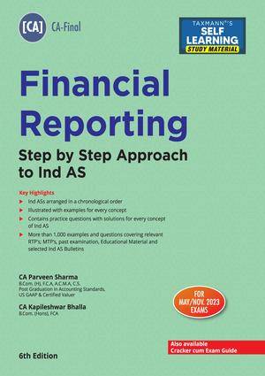 Taxmann CA Final Financial Reporting By Parveen Sharma May 23