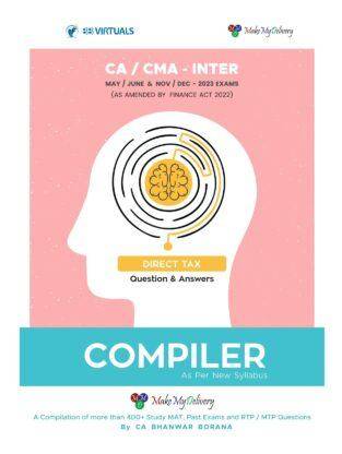 CA Inter Direct Tax Compiler New Syllabus By CA Bhanwar Borana May 23