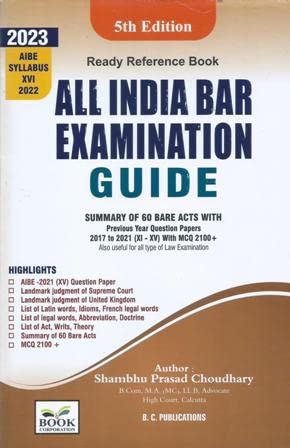 All India Bar Examination By Shambhu Prasad Choudhary