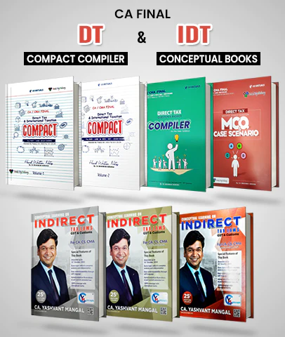 CA Final DT Compact Compiler and IDT Conceptual Books