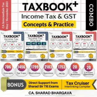 CA Inter Taxation Concepts & Practice By Sharad Bhargava