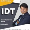 Video Lecture CA Final IDT Fast Track By CA Yashvant Mangal May 23