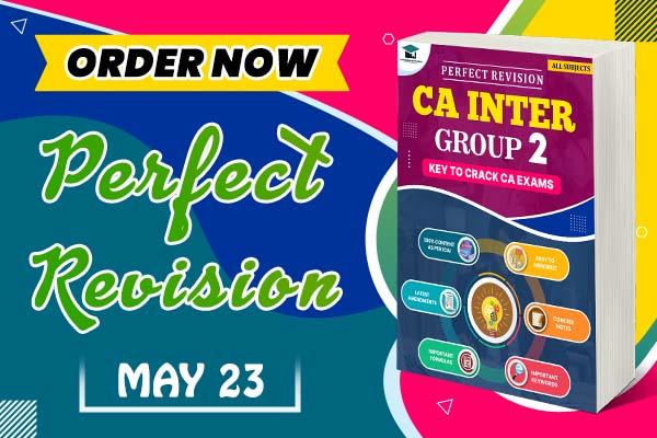 CA Inter Group 2 Perfect Revision Book By Chandan Poddar