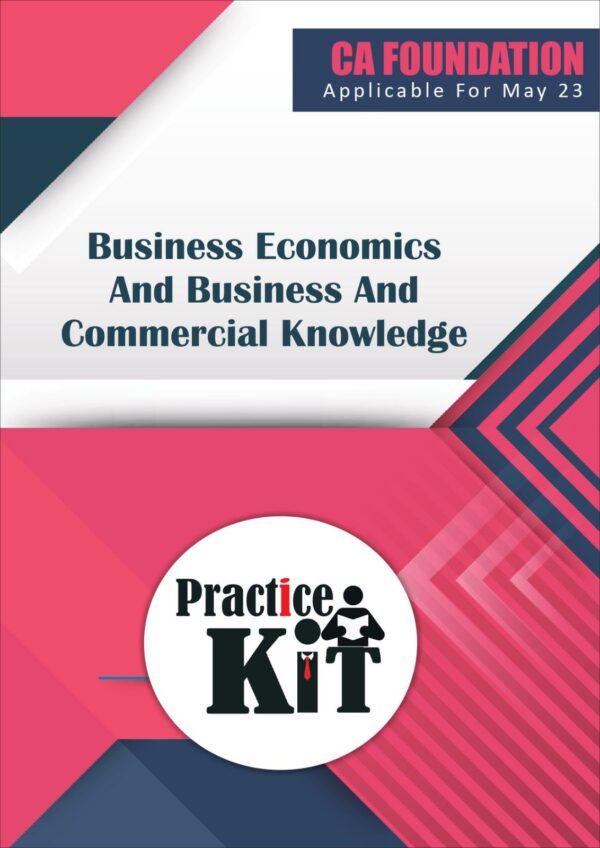 CA Foundation Economics Book Practice Kit May 23