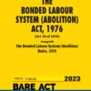 Bonded Labour System (Abolition) Act 1976 Bare Act