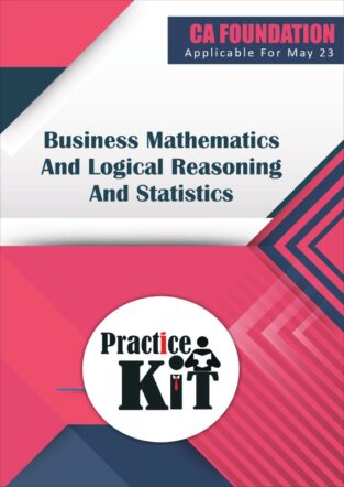 CA Foundation Math's Full Book Practice Kit May 23