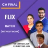 Video Lecture CA Final FLIX Batch By CA Sarthak Jain