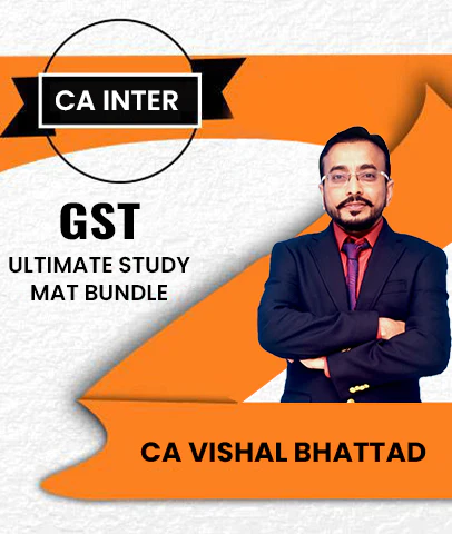 CA Inter GST Ultimate Study Mat Bundle By CA Vishal Bhattad