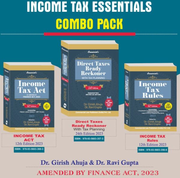 Commercial Income Tax Act Rule Ready Reckoner By Girish Ahuja