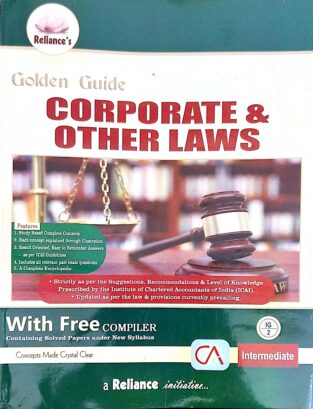 CA Inter Corporate And Other Laws Golden Guide By S K Aggarwal