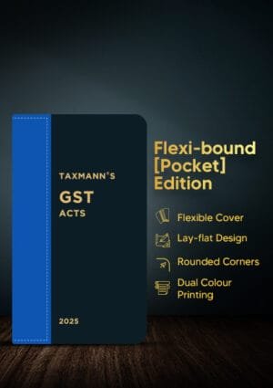 Taxmann GST Acts Pocket Edition Flexi-bound Edition 2025