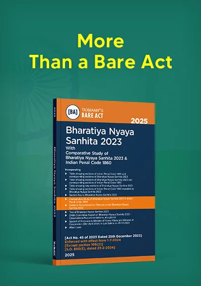 Taxmann Bharatiya Nyaya Sanhita 2023 Edition 2025