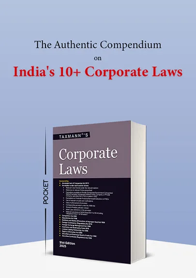 Taxmann Corporate Laws By Taxmanns Editorial Board